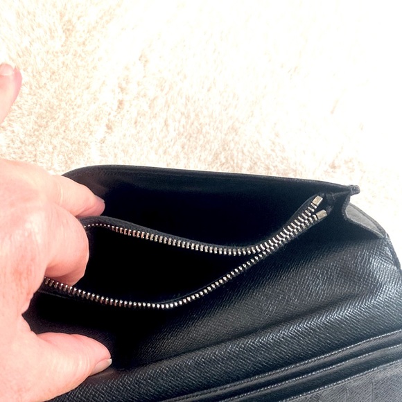 Louis Vuitton Brazza Damier Graphite Long Bifold Wallet - Authentic - Picture 11 of 15